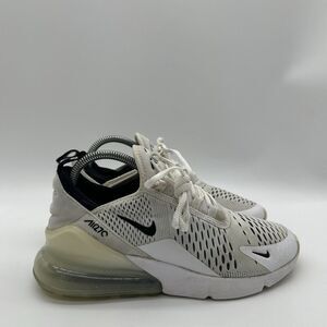 Womens Size 8 Nike Air Max 270 White Black Running Sneakers Shoes AH6789-100